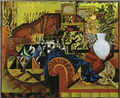 Nikos Hadjikyriakos-Ghika, Composition with rythmic objects, 1935, oil on wood, 81 x 100 cm