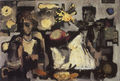 Dimitris Perdikidis, Untitled, Madrid 1957, oil on canvas, 100 x 150 cm