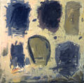 Kyriakos Mortarakos, Untitled, 1984, oil, 140 x 140 cm