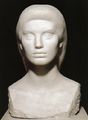 Gerasimos Sklavos, Athenian daughter, 1955, Penteli marble, 45 x 37 x 28 cm